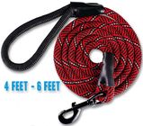 100% Reinforced Nylon Reflective Rope Dog Leash Chew Resistant For Medium Large Dogs